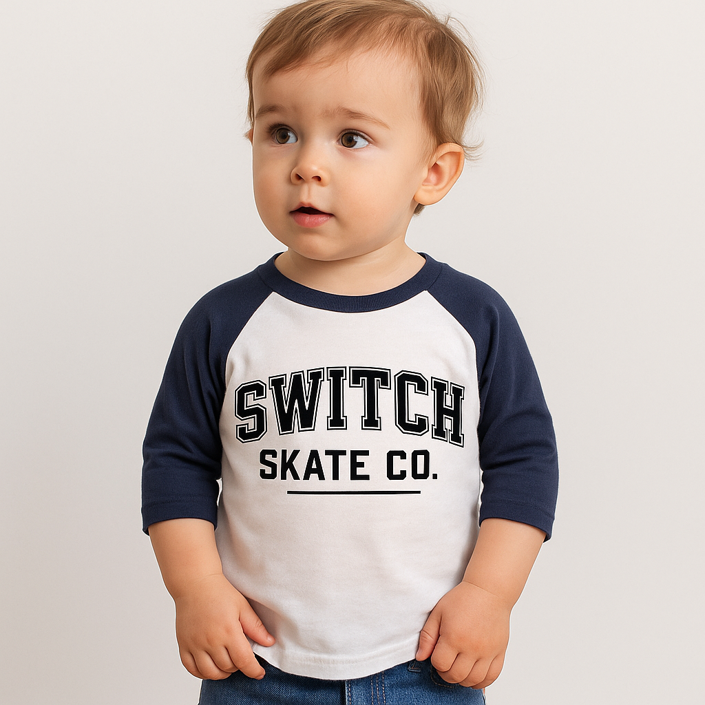 SWITCH Skate Co. Toddler Raglan Tee