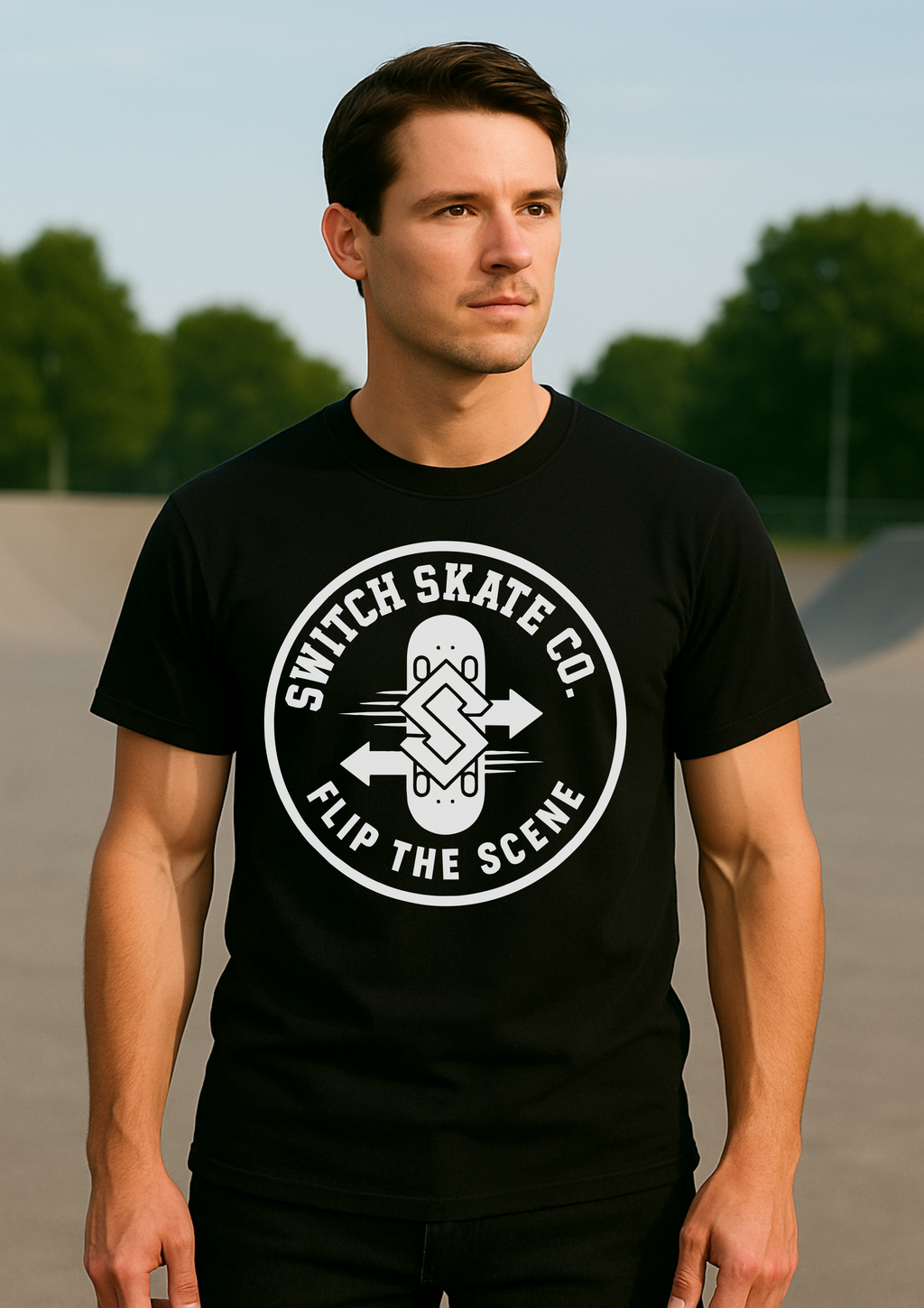 Flip the scene emblem