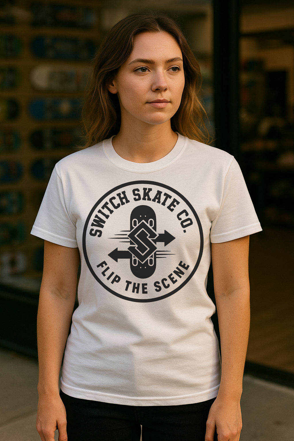 Flip the scene emblem