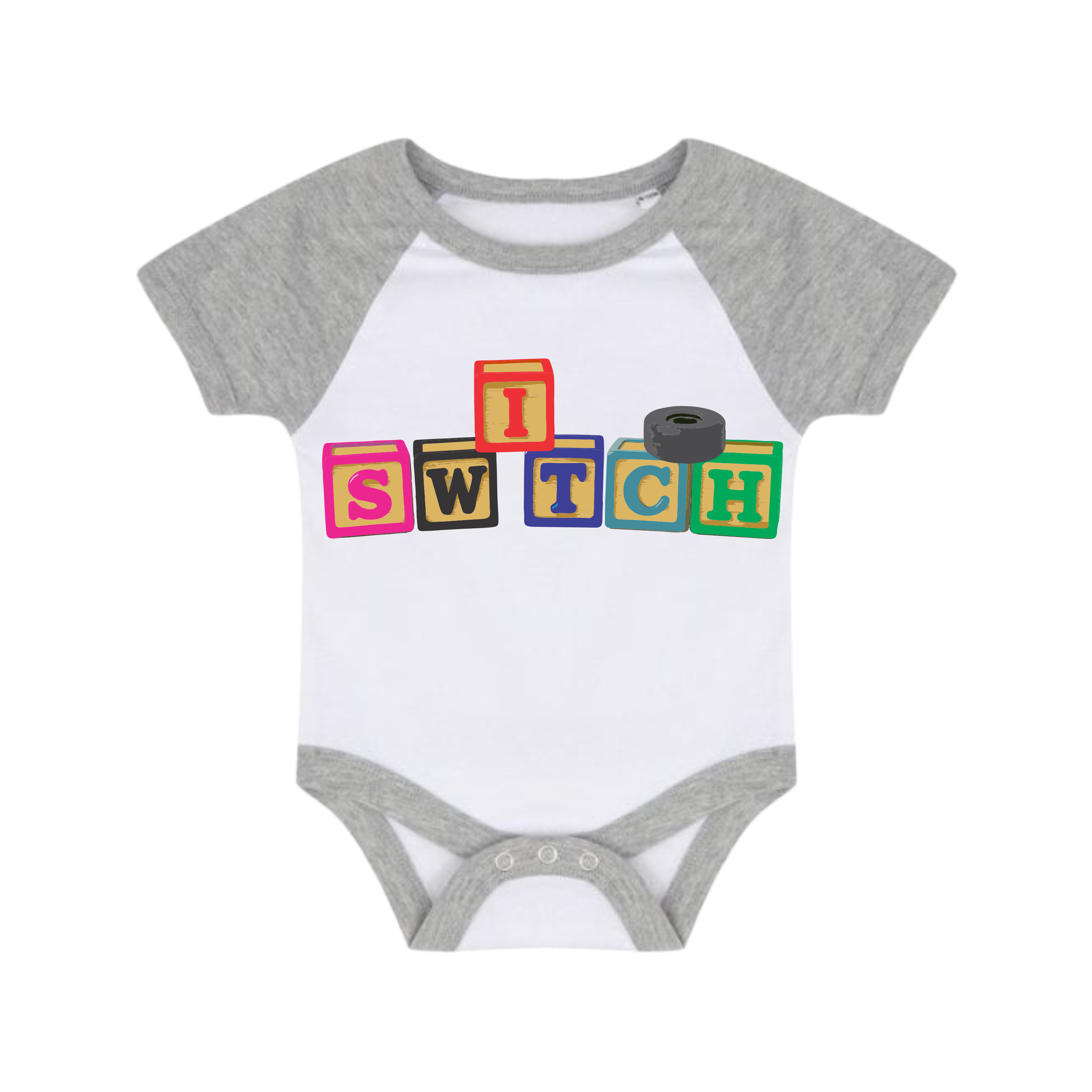 SWITCH Building Blocks Baby Bodysuit