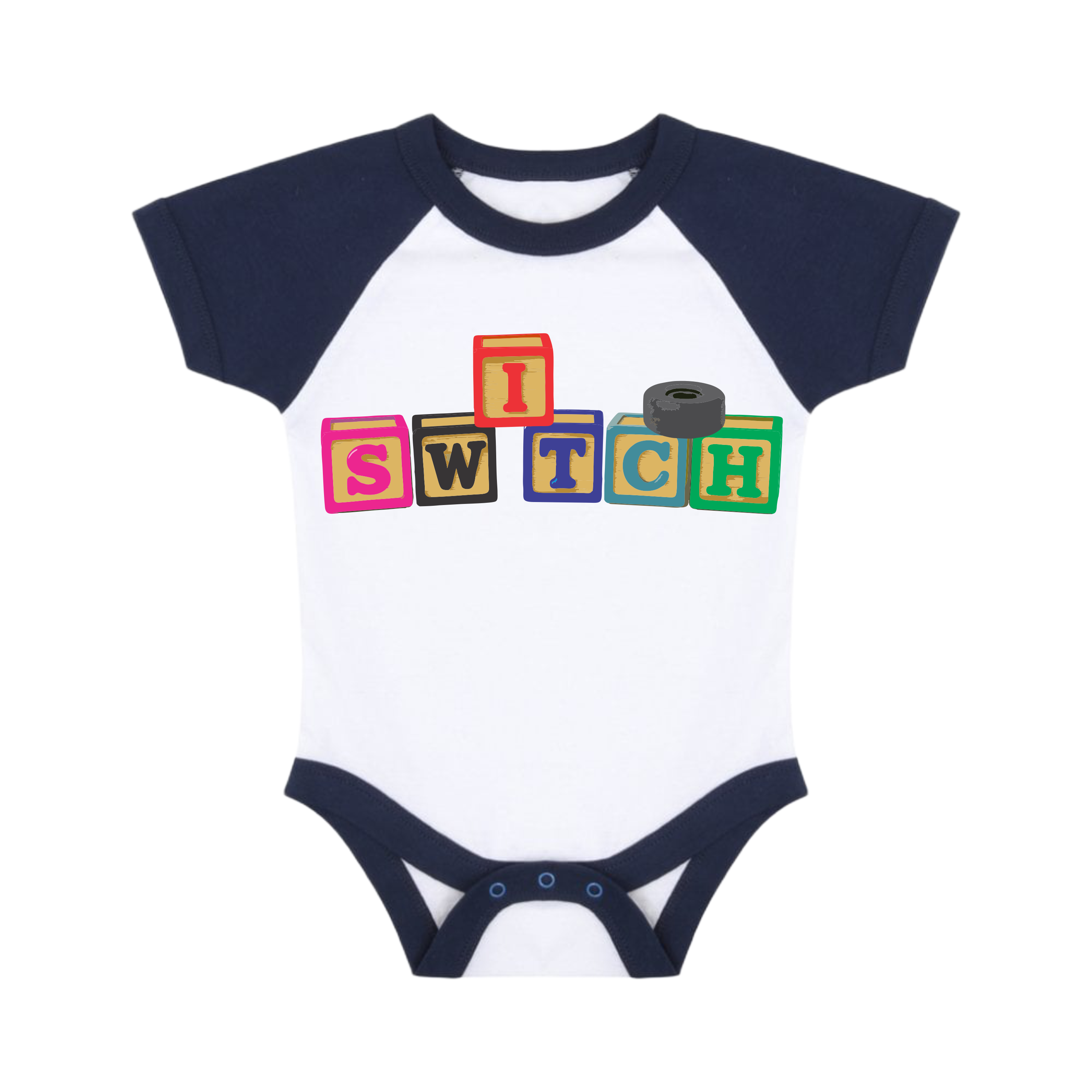 SWITCH Building Blocks Baby Bodysuit
