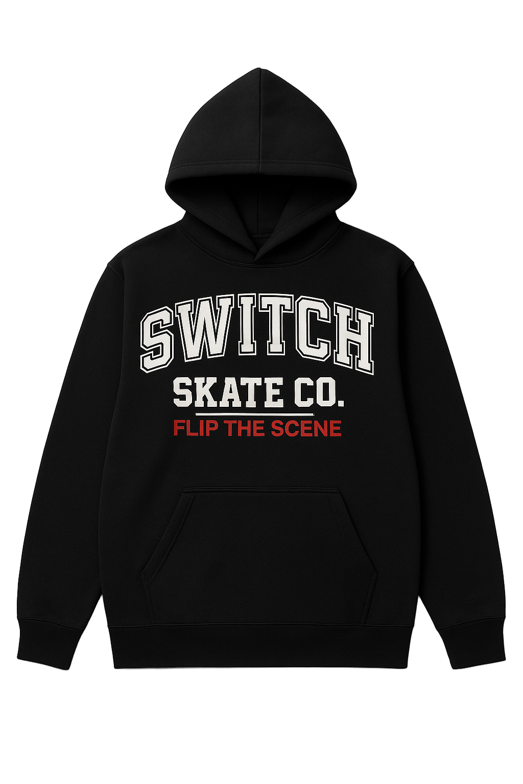 Switch Skate Co. – Varsity Hoodie (Black)