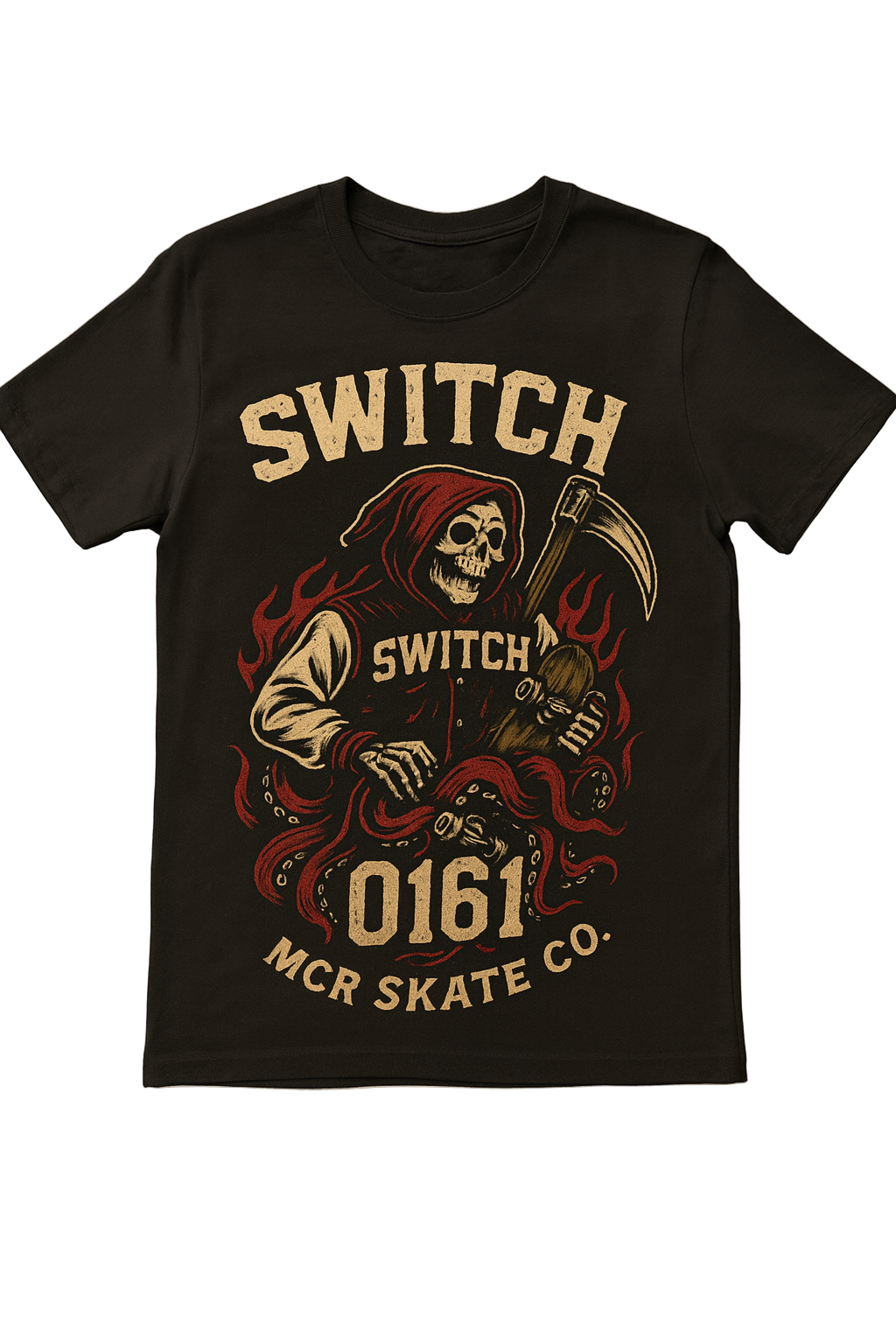 Switch 0161 Grim Reaper Tee